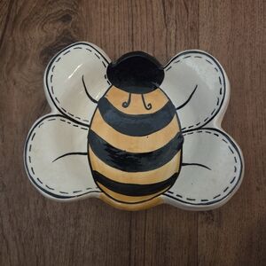 Lori Ellyn Busy As A Bee Pottery Trinket Dish